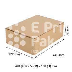 Brown Mailing Box A3 440 x 277 x 168 mm