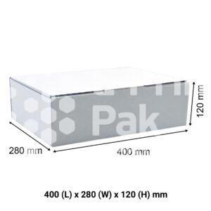White Mailing Box A3 400 x 280 x 120 mm