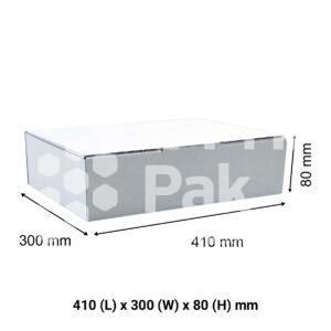 White Mailing Box A3 410 x 300 x 80 mm