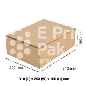 Brown Mailing Box A4 310 x 250 x 150 mm