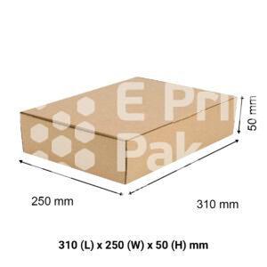 Brown Mailing Box A4 310 x 250 x 50 mm