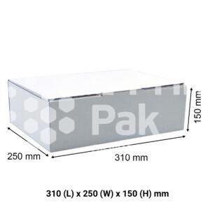 White Mailing Box A4 310 x 230 x 105 mm