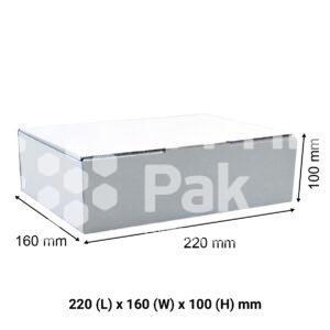 White Mailing Box A5 220 x 160 x 100 mm