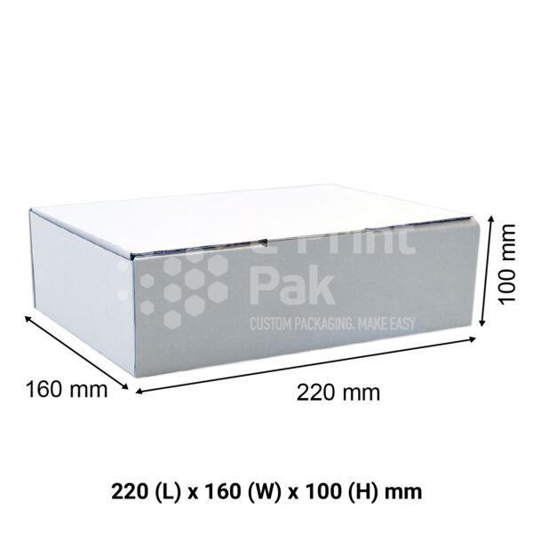 White Mailing Box A5 220 x 160 x 100 mm – Eprintpak