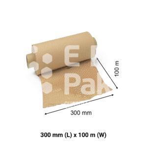 Brown Honey Comb Kraft Set 300 mm x 100 m