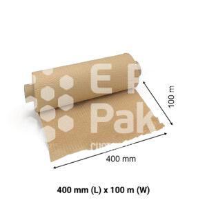 Brown Honey Comb Kraft Set 400 mm x 100 m