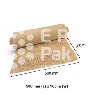 Brown Honey Comb Kraft Set 500 mm x 100 m