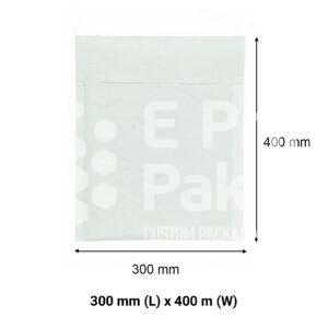White Kraft Paper Bubble Padded Envelope 300 x 400 mm