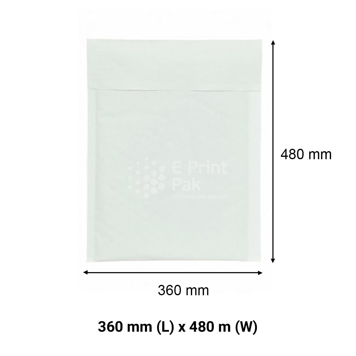 White Kraft Paper Bubble Padded Envelope 360 x 480 mm-01